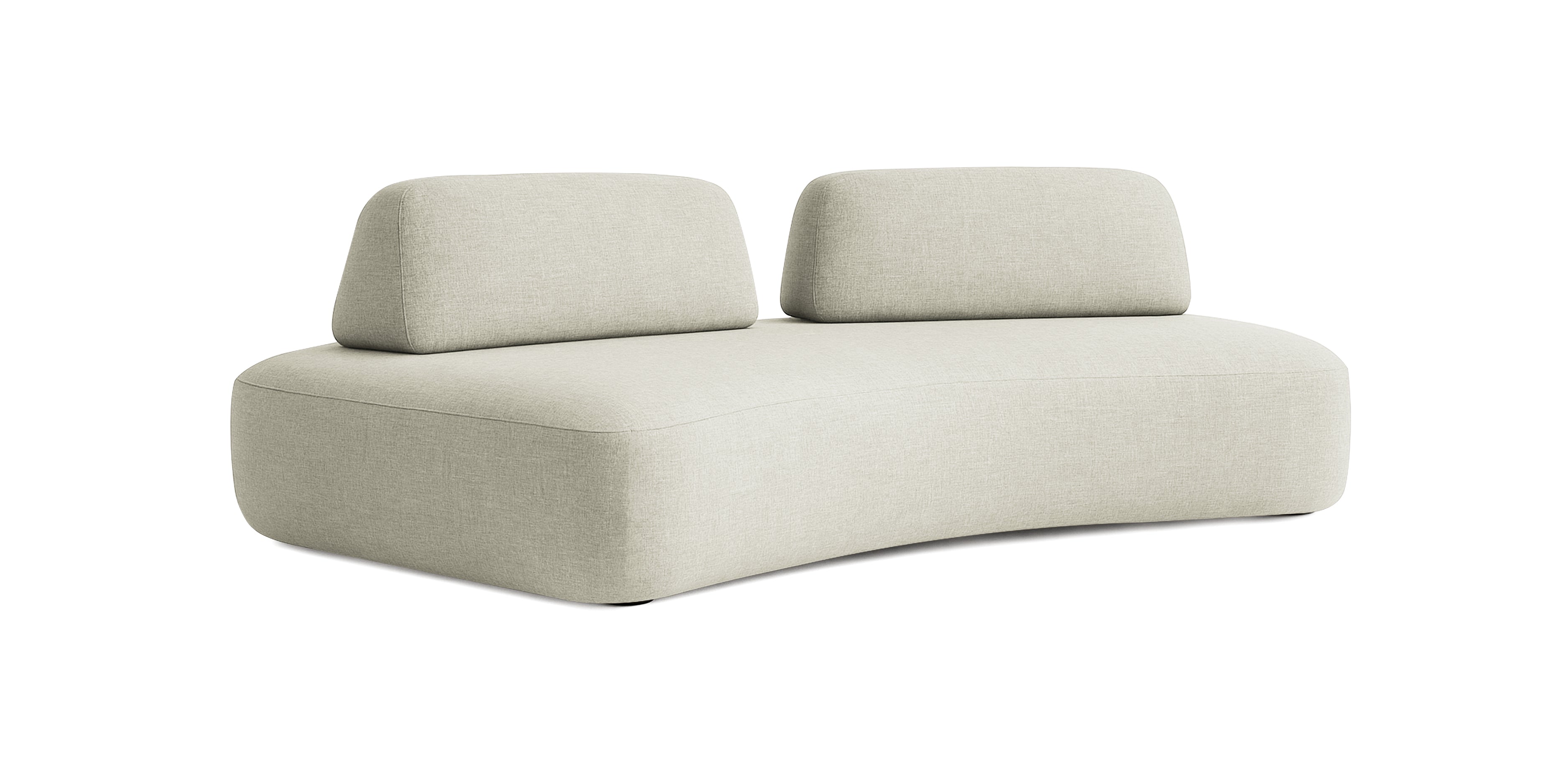 Floop Linen 2 Seater Sofa – Belong