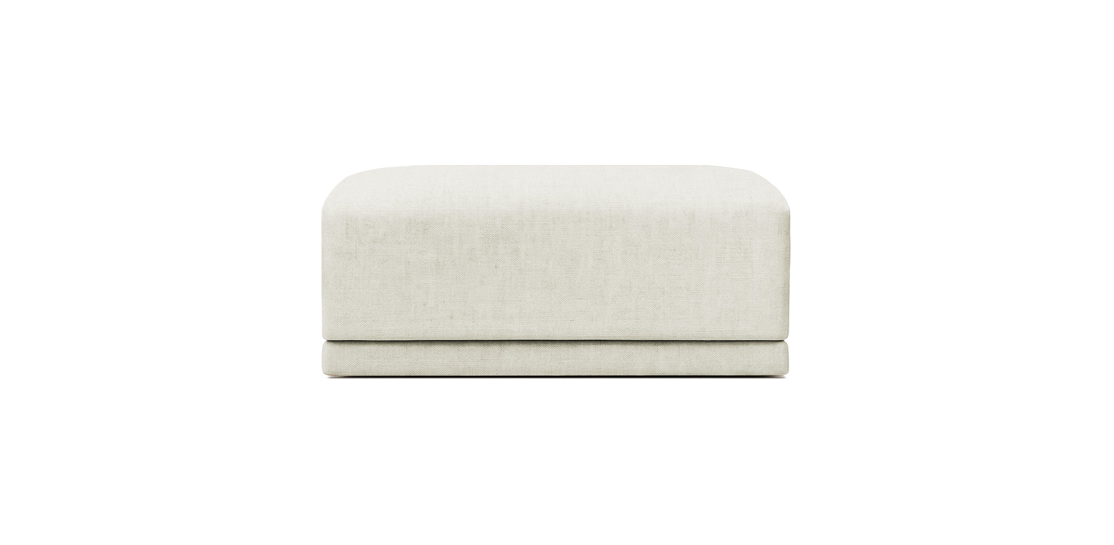 Oasis Large Linen Pouf – Belong