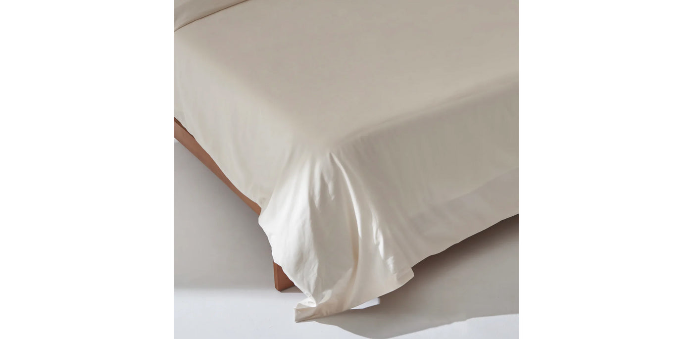 Ivory Duvet Cover - Sateen Plain