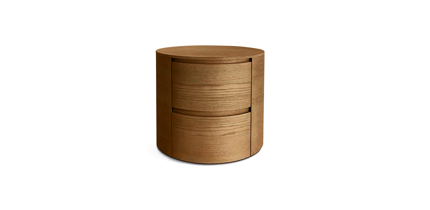 Moon Natural Veneer Night Table