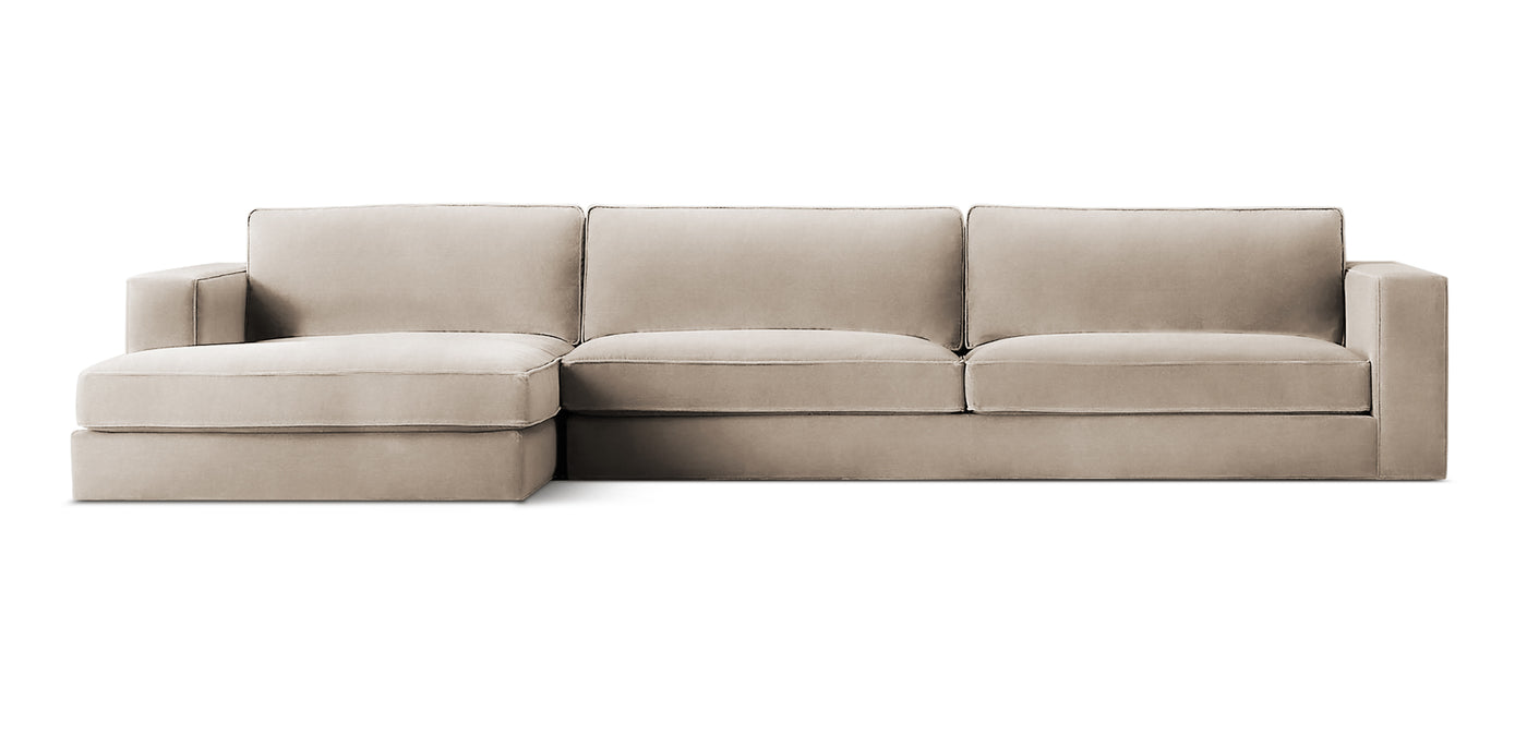 Essential 280 Velvet L-shape Sofa