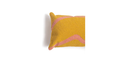 Linnéa in Mustard & Pink Cushion