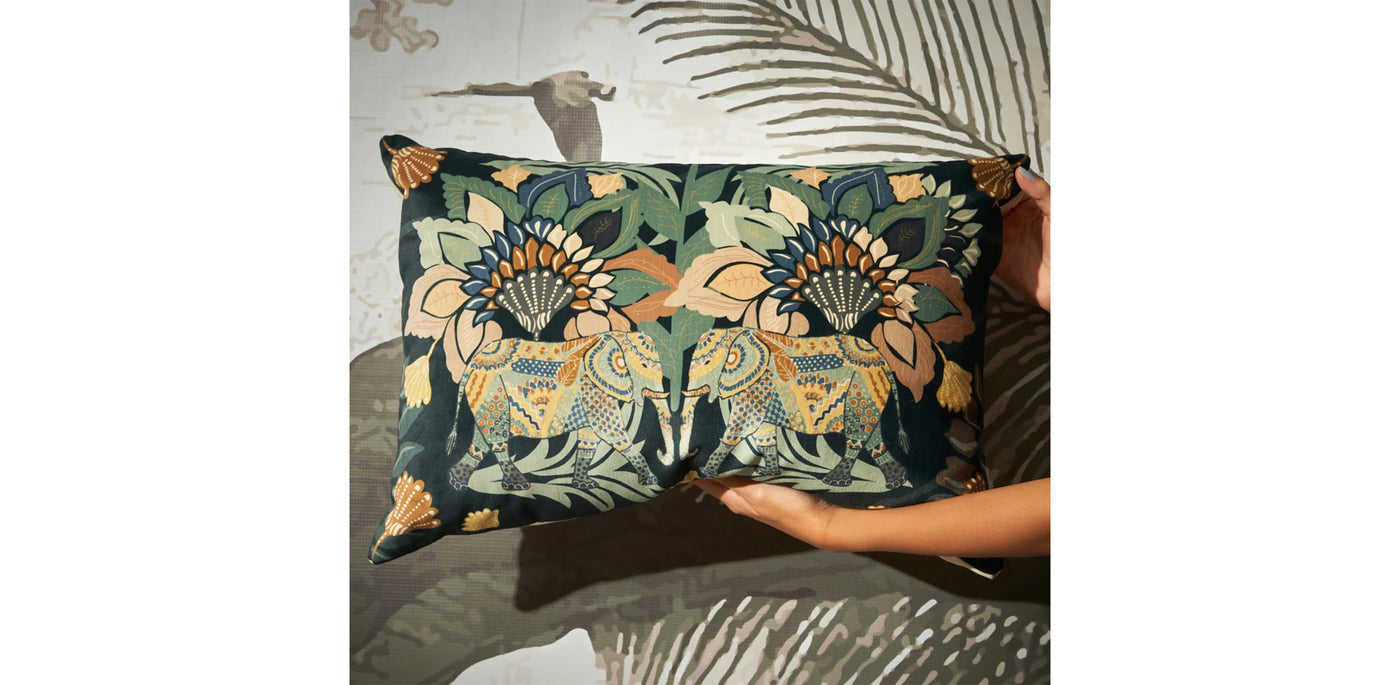 Tusker Velvet Cushion