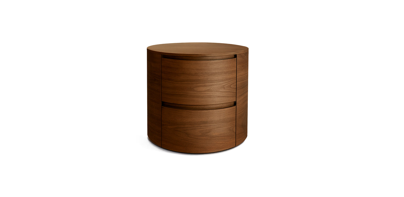 Moon Natural Veneer Night Table