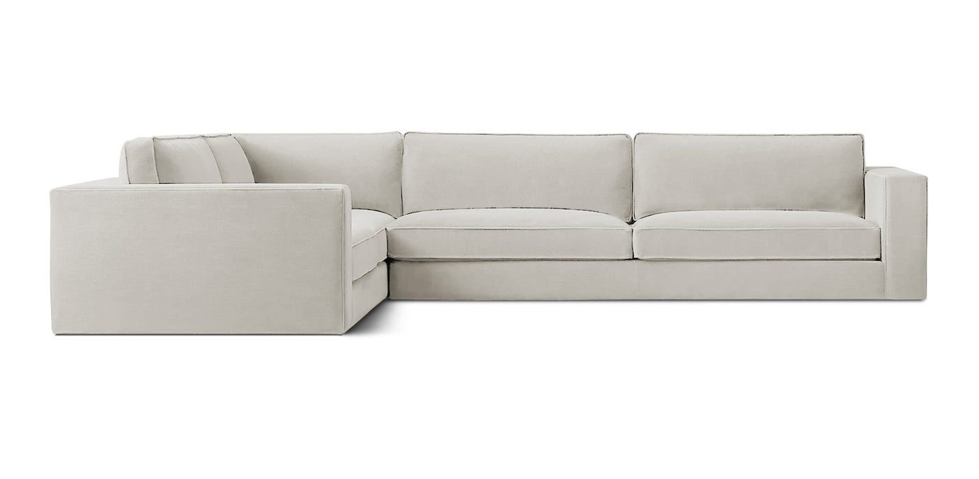 Essential 275 Velvet L-shape Sofa