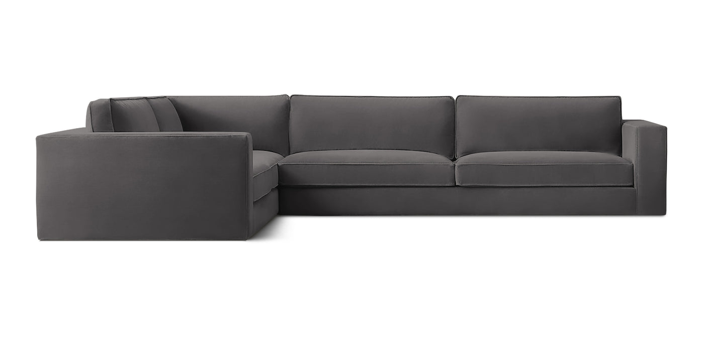 Essential 275 Velvet L-shape Sofa