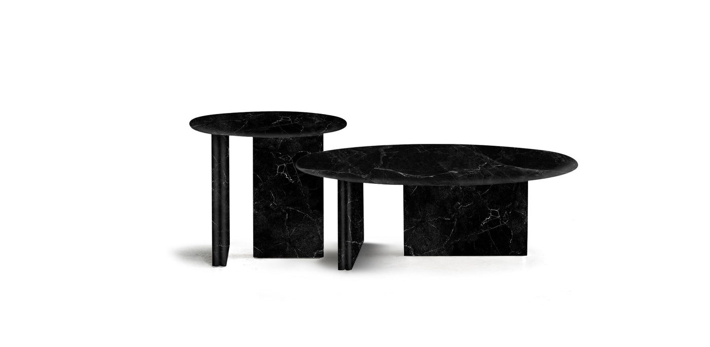 Black Flow Coffee Table Set