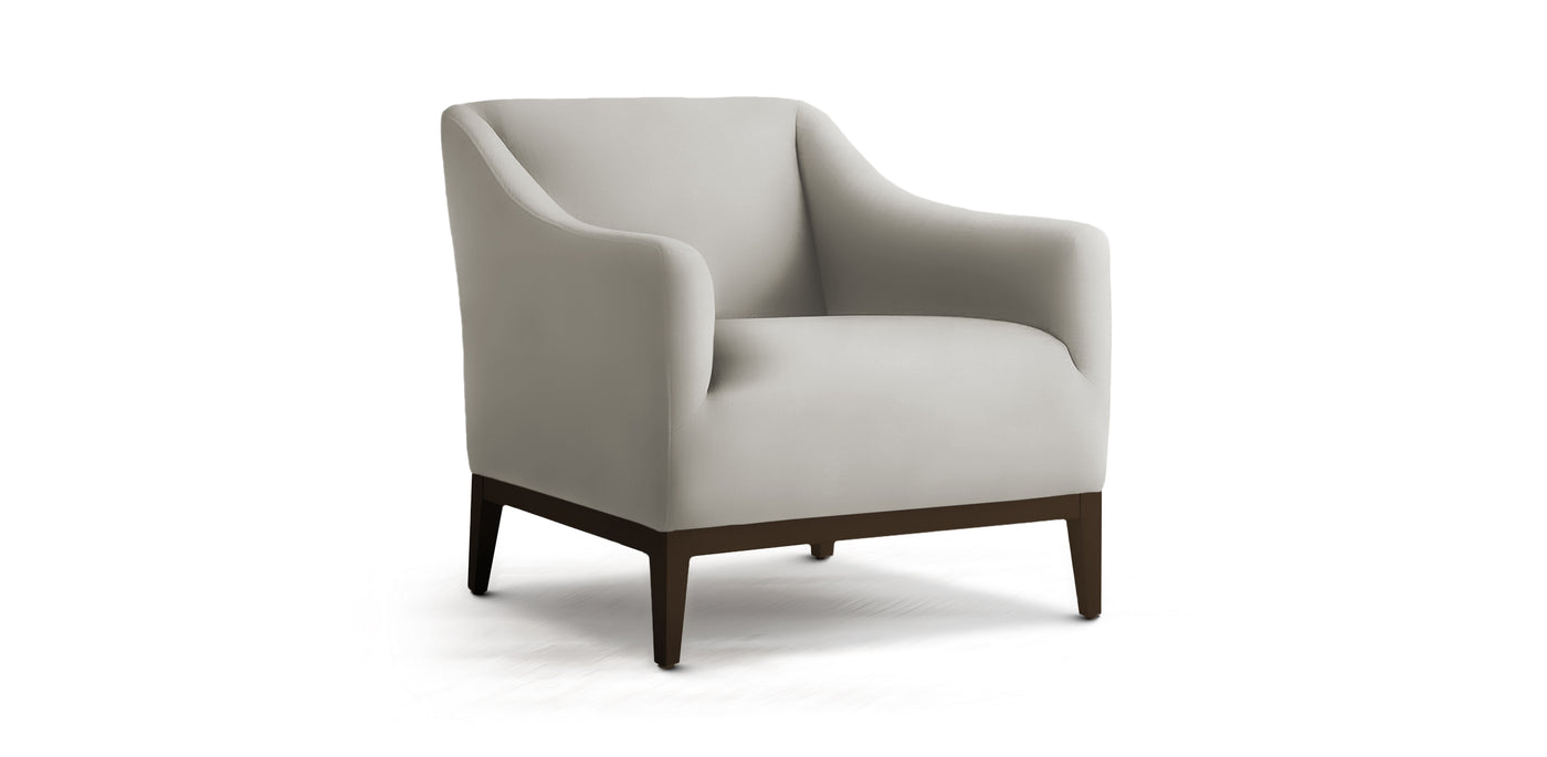 Cross Velvet Armchair