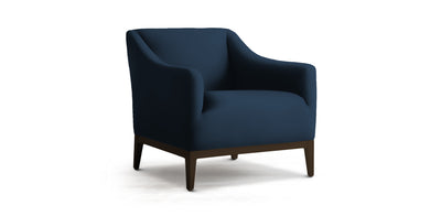 Cross Velvet Armchair