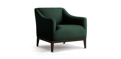 Cross Velvet Armchair