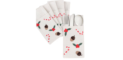 Tis The Season Cutlery Sleeve Set