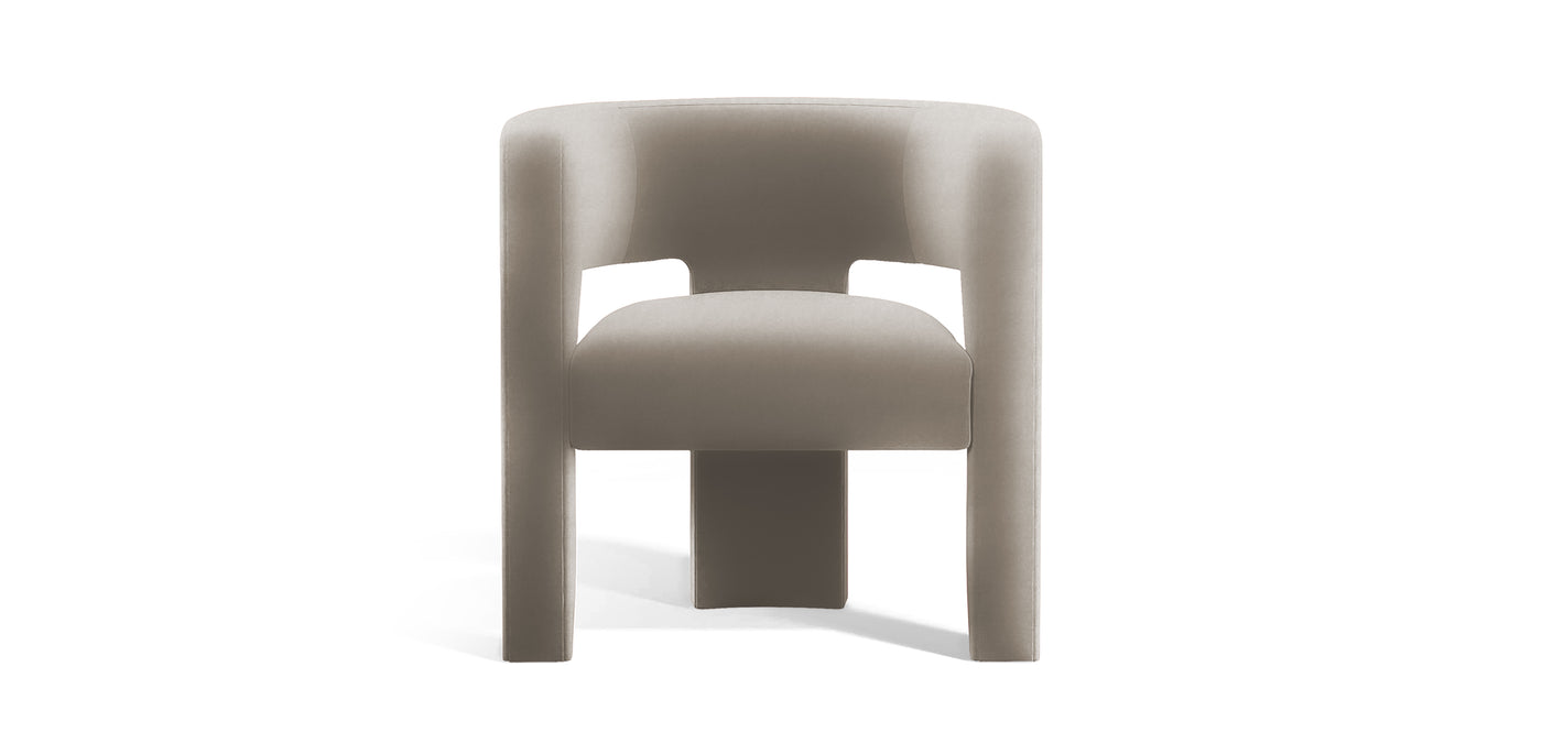 Elephant Velvet Armchair