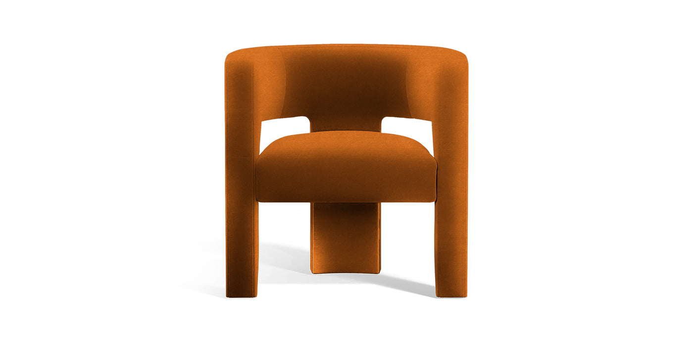 Elephant Velvet Armchair (Showroom Item) RTS