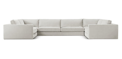 Essential 350 Velvet U-shape Sofa