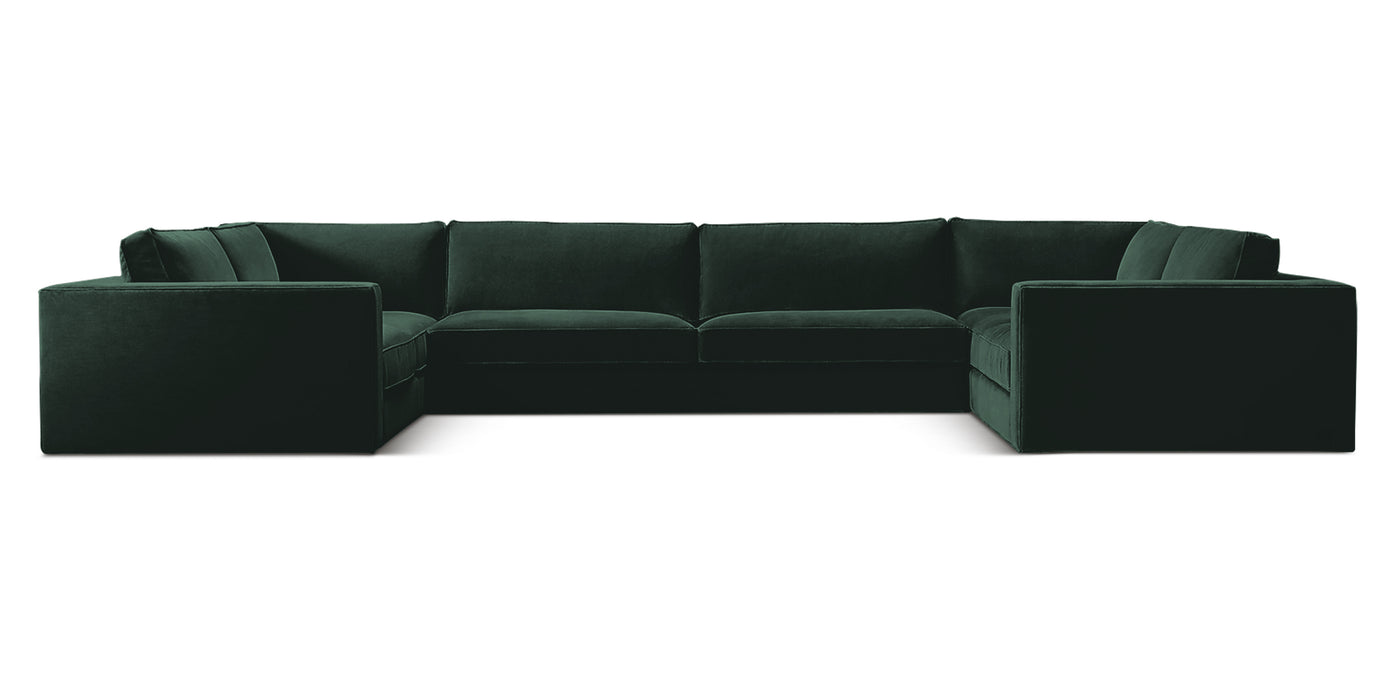 Essential 350 Velvet U-shape Sofa