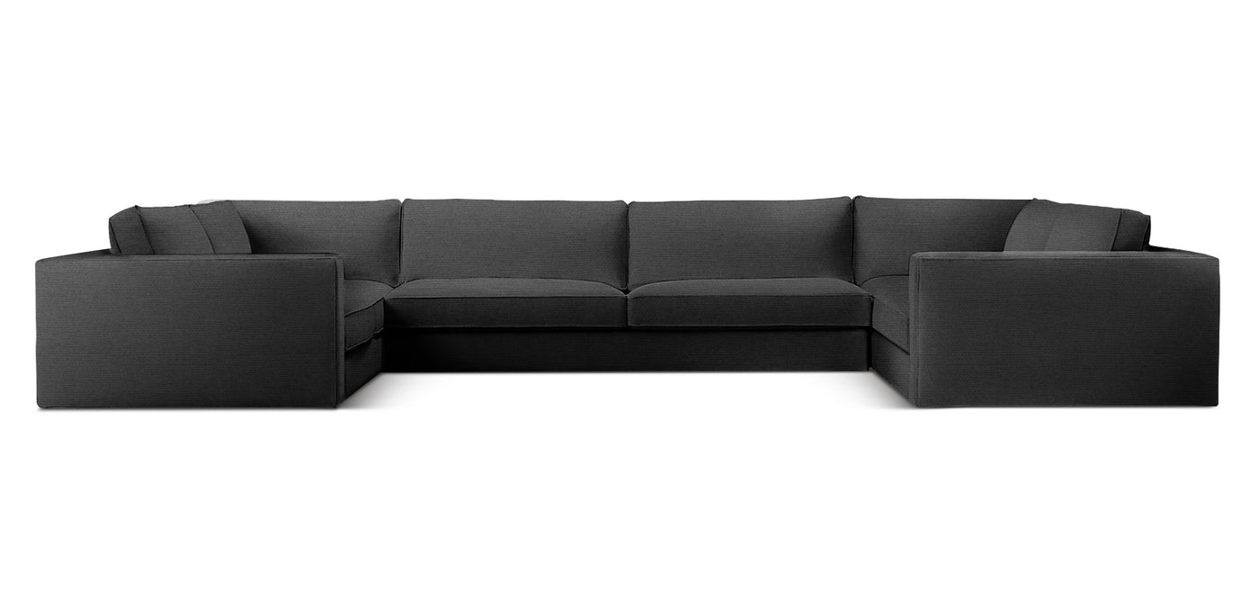 Essential 350 Linen U-shape Sofa