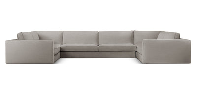 Essential 350 Linen U-shape Sofa