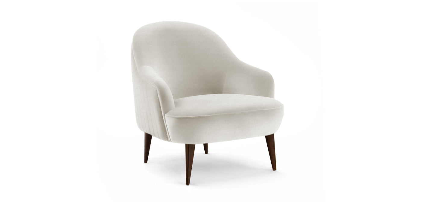 Gatsby Velvet Armchair (Without Gold Paint)