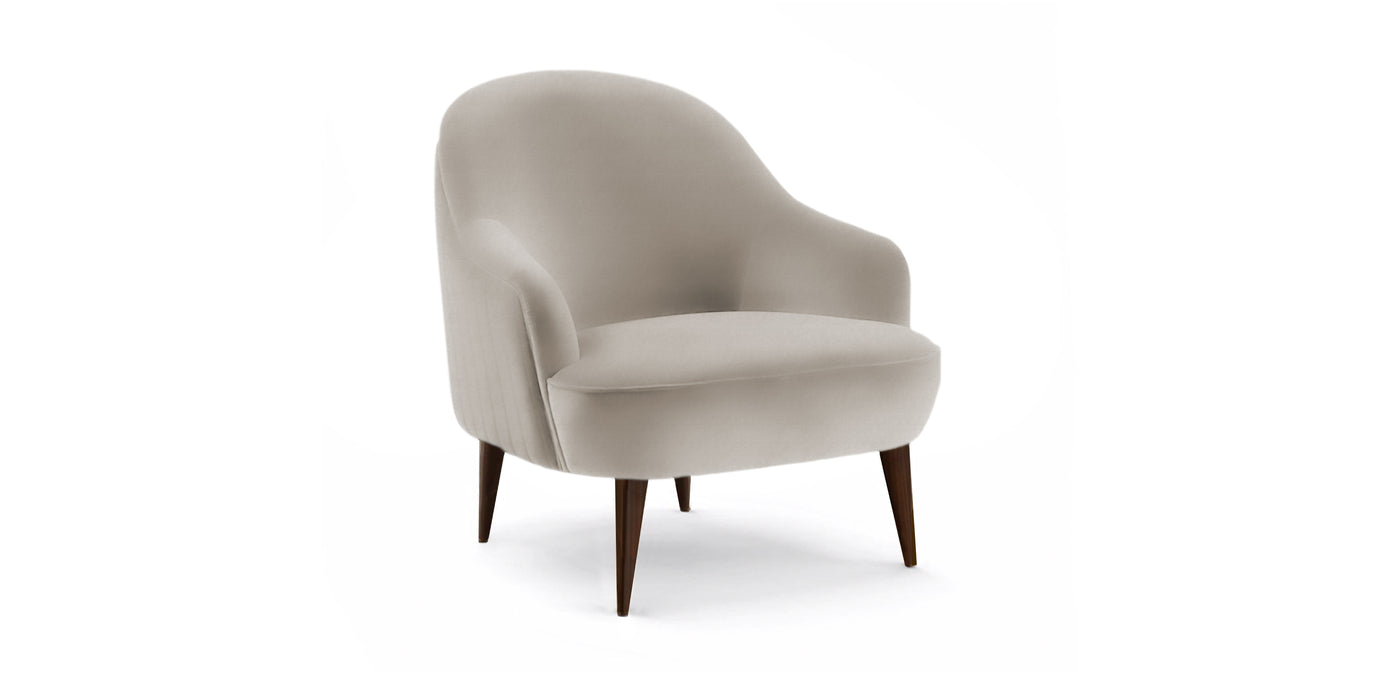 Gatsby Velvet Armchair (Without Gold Paint)