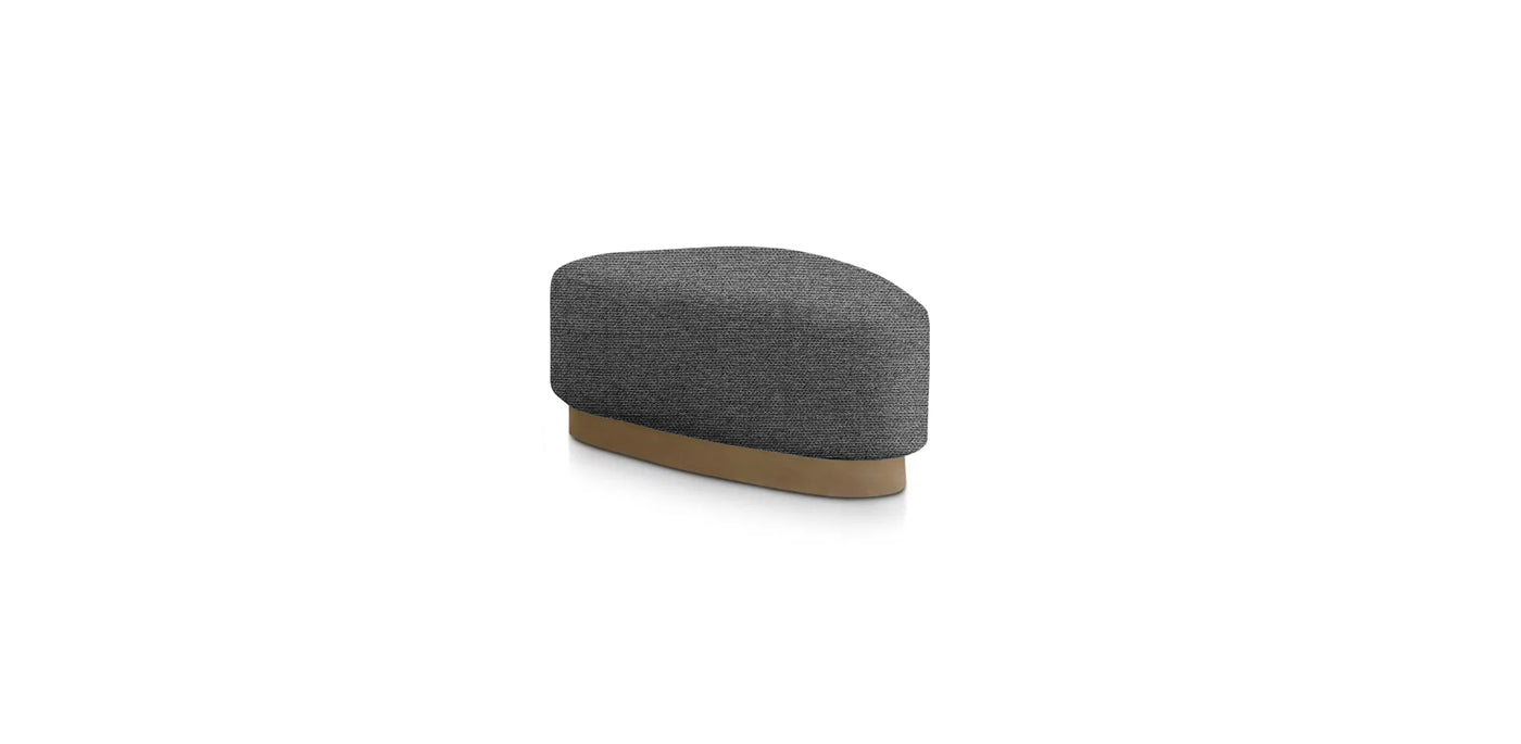 Island Medium Linen Pouf