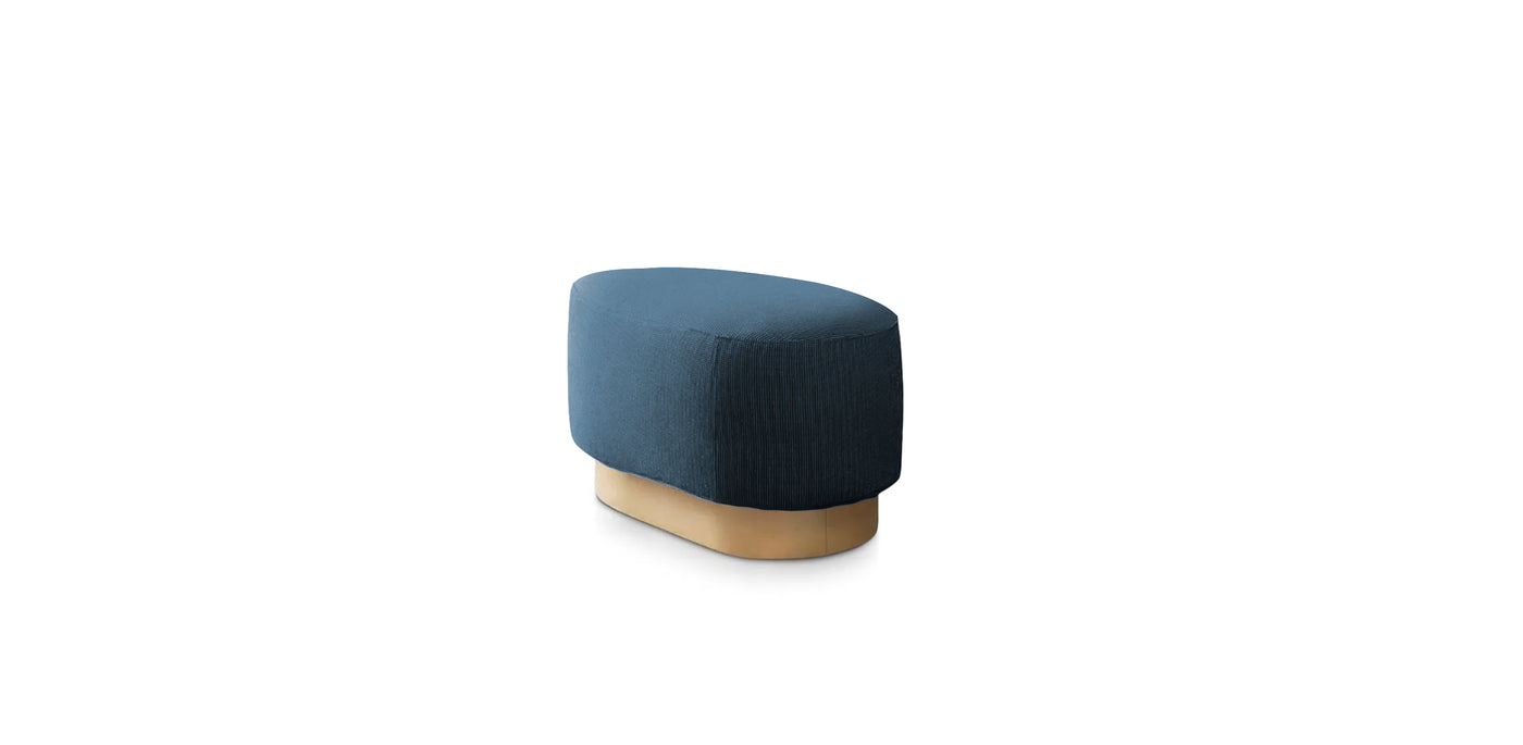 Island Small Velvet Pouf