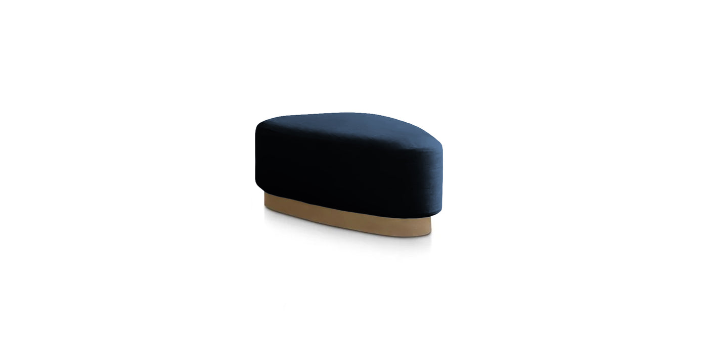 Island Medium Velvet Pouf