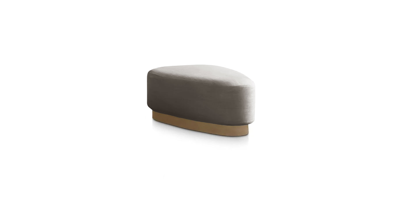 Island Medium Velvet Pouf