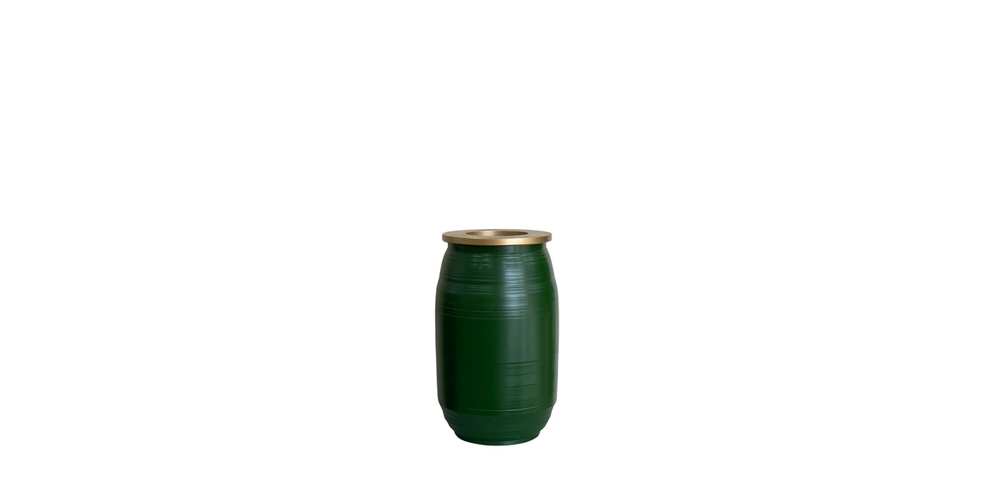 Majestic Evergreen Bulb Lip Vase