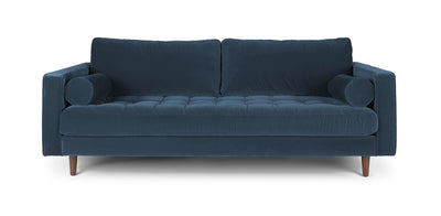 Leo Velvet 3 Seater Sofa