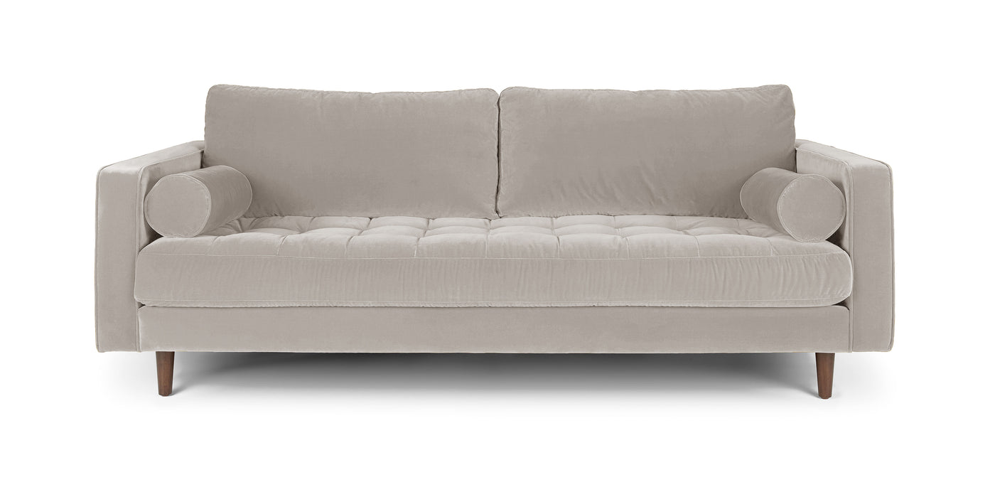 Leo Velvet 3 Seater Sofa