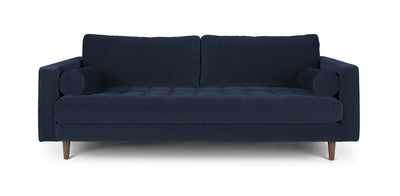 Leo Velvet 3 Seater Sofa