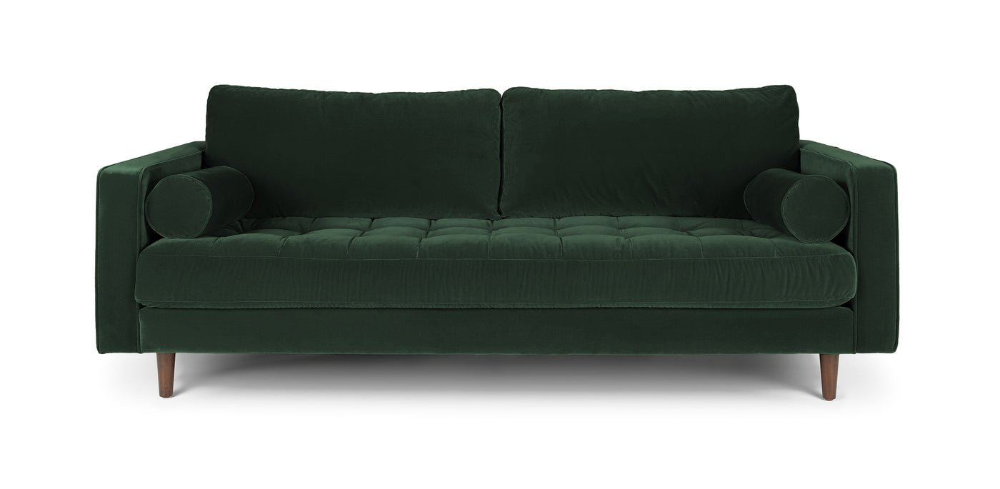 Leo Velvet 3 Seater Sofa