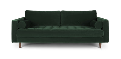 Leo Velvet 3 Seater Sofa