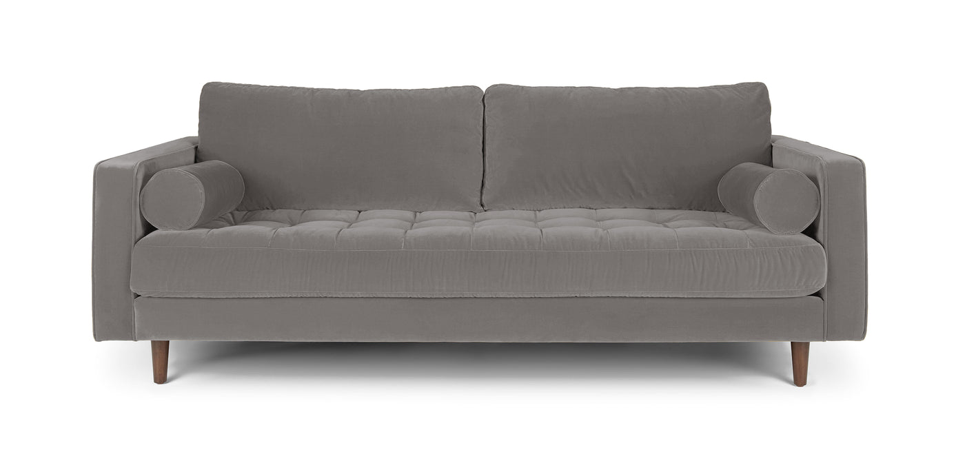 Leo Velvet 3 Seater Sofa