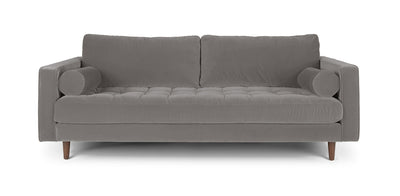 Leo Velvet 3 Seater Sofa