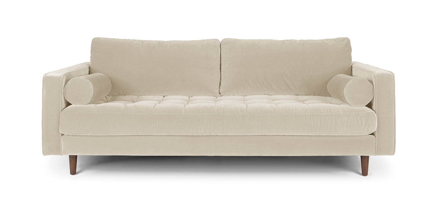 Leo Velvet 3 Seater Sofa