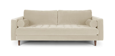 Leo Velvet 3 Seater Sofa