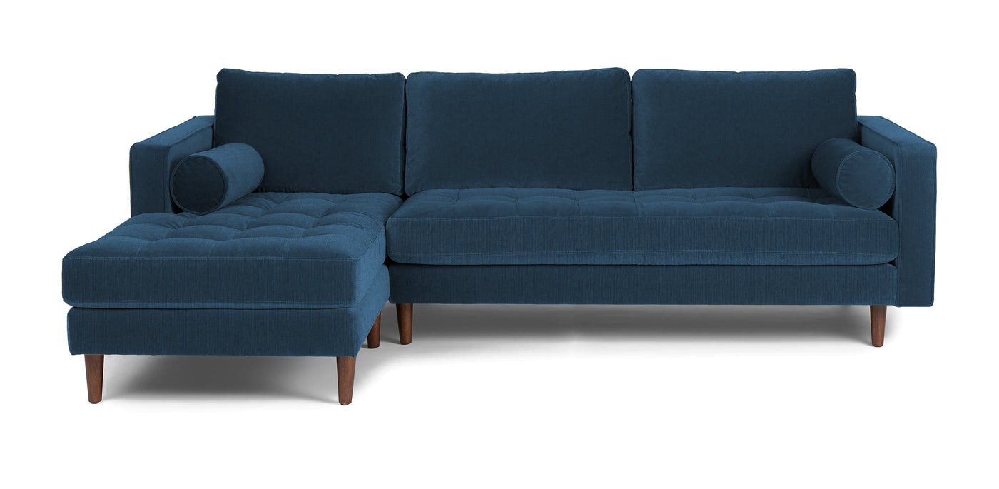 Leo Linen L-shape Sofa