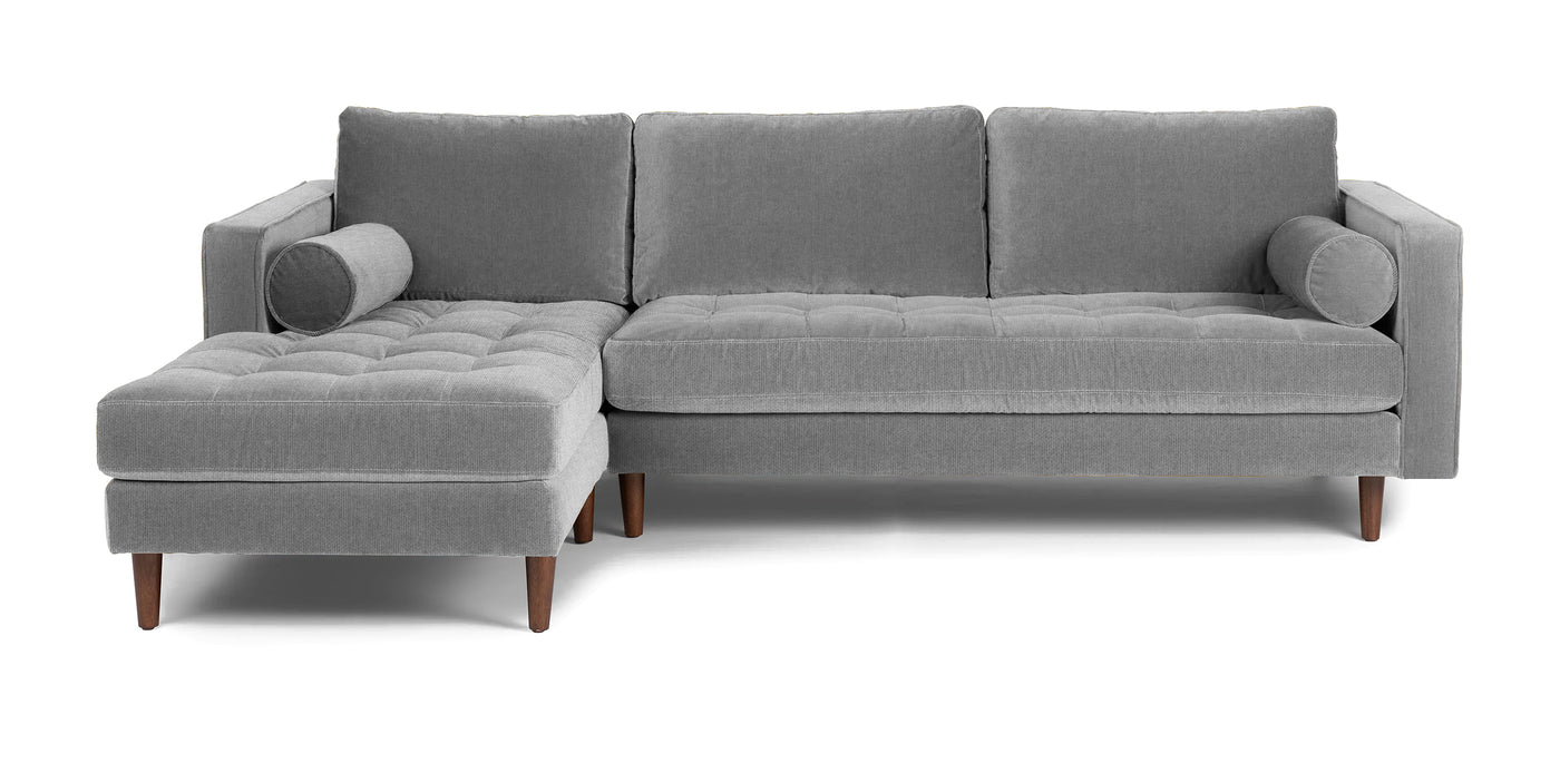 Leo Linen L-shape Sofa