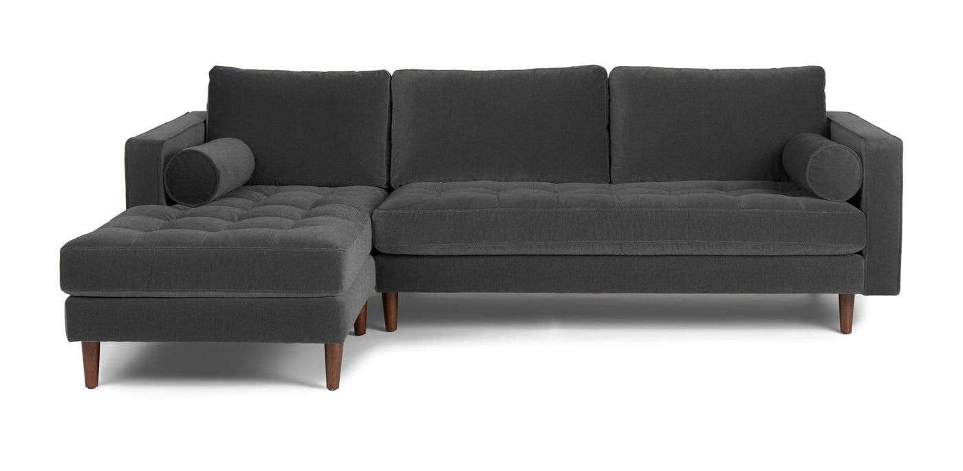 Leo Linen L-shape Sofa