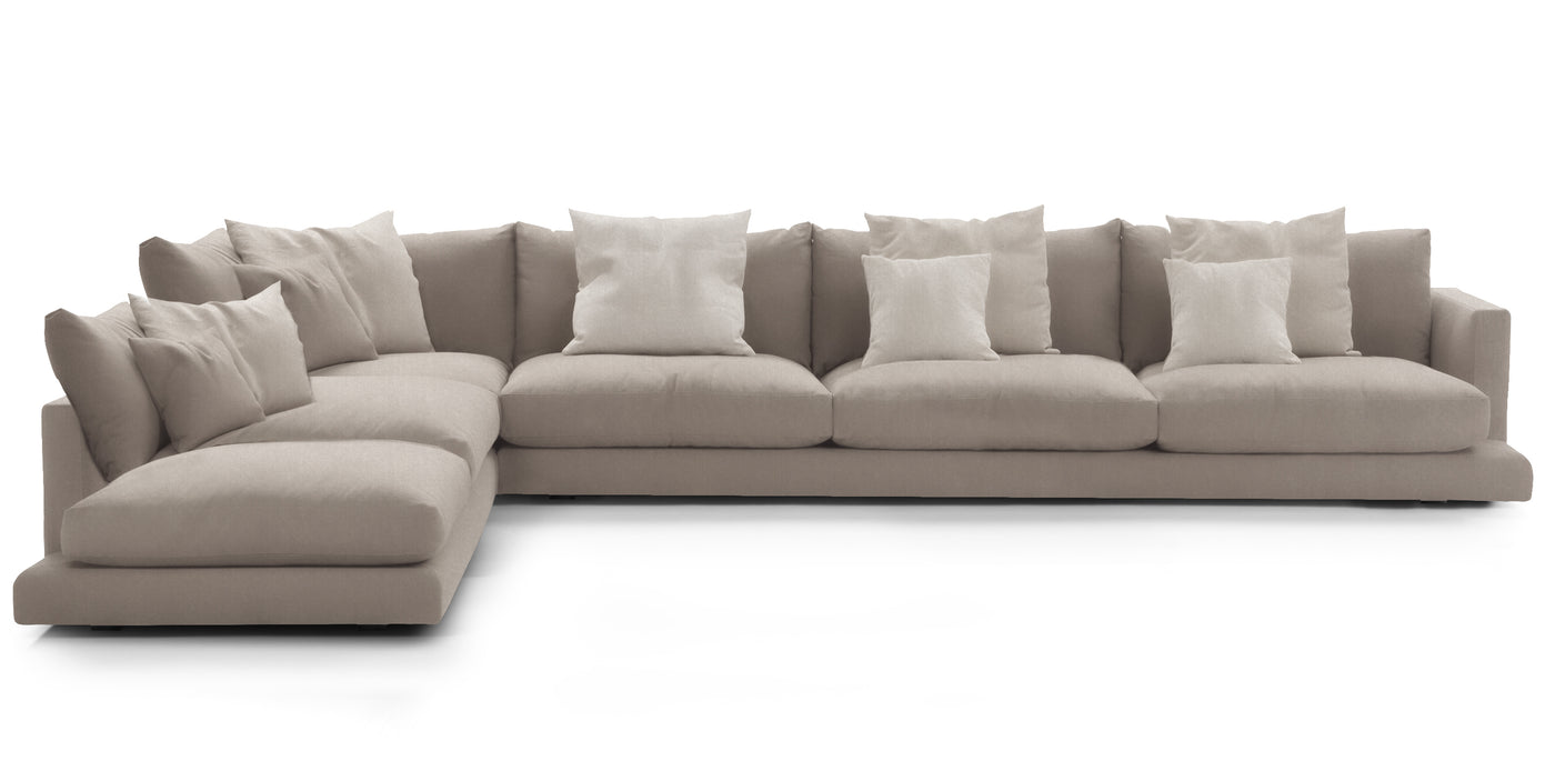 Mainland 386 L Velvet L-shape Sofa