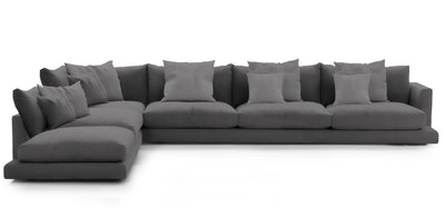 Mainland 386 L Velvet L-shape Sofa