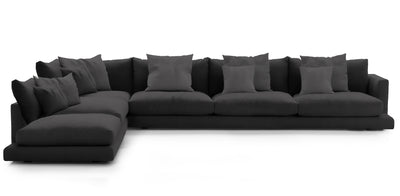 Mainland 386 L Velvet L-shape Sofa