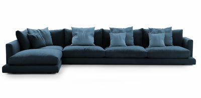 Mainland 386 Velvet L-shape Sofa