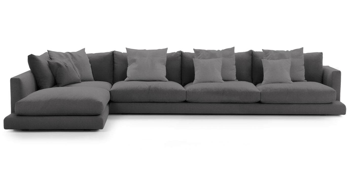 Mainland 386 Velvet L-shape Sofa