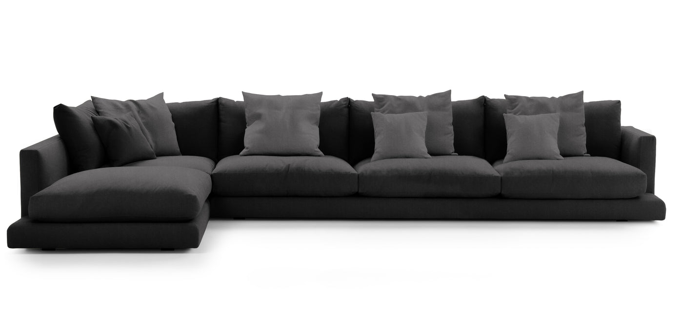 Mainland 386 Velvet L-shape Sofa