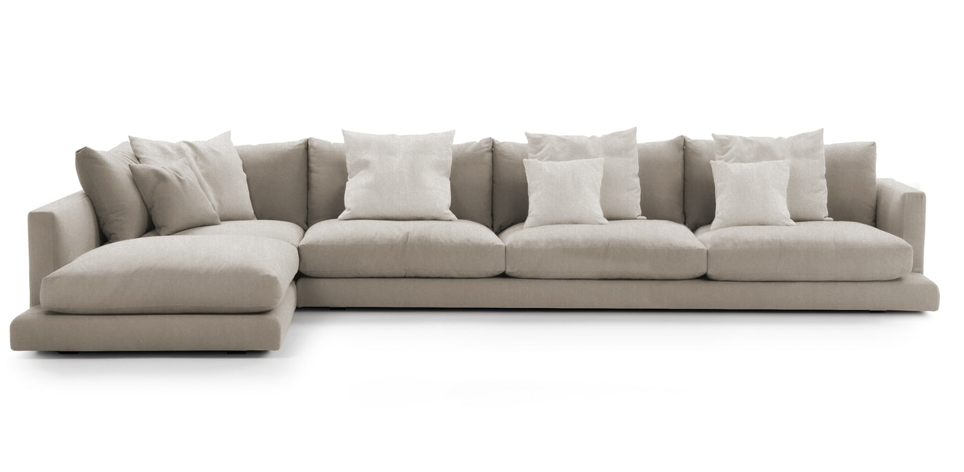 Mainland 386 Velvet L-shape Sofa