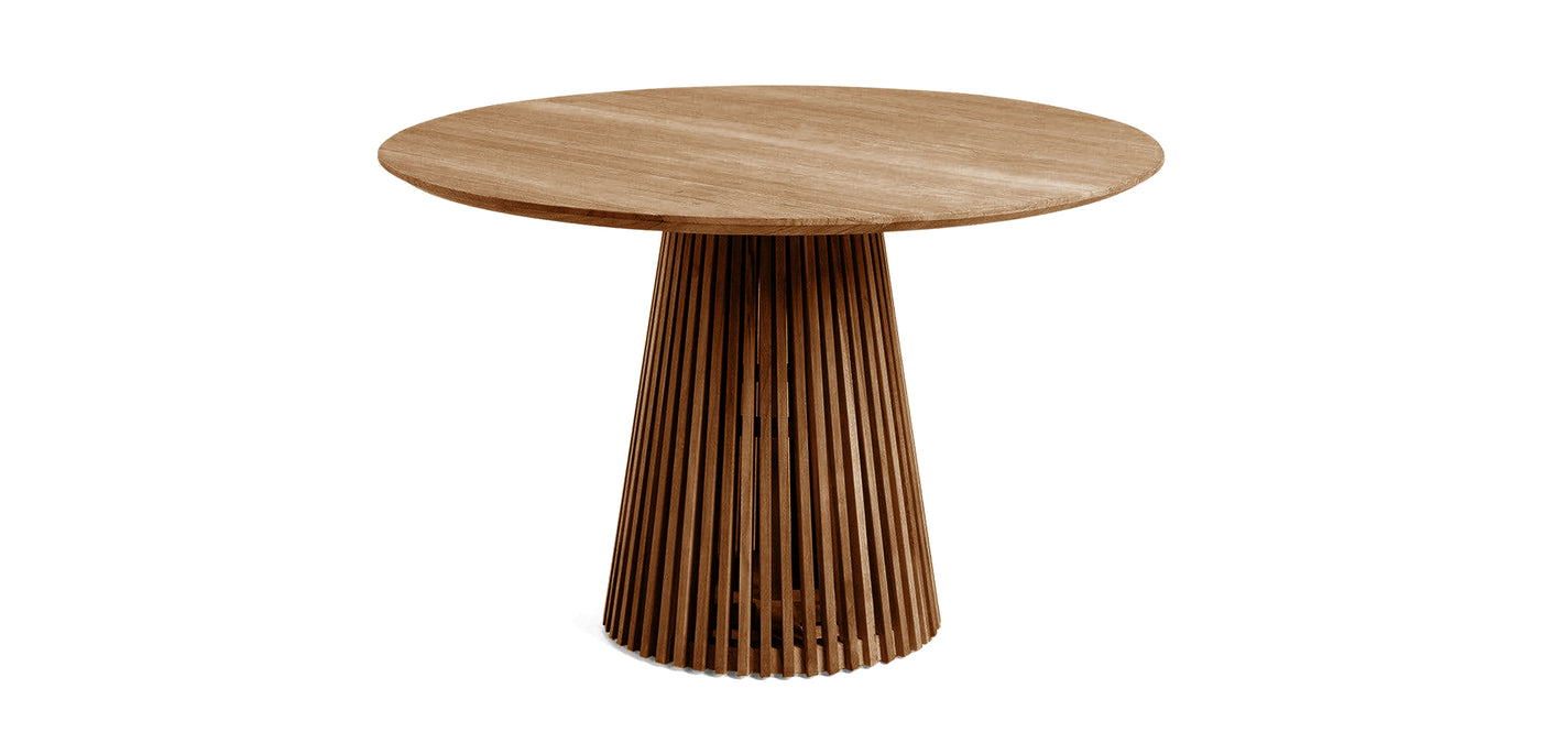 Stripes Natural Veneer Dining Table