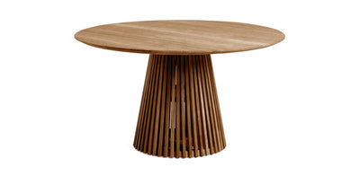 Stripes Natural Veneer Dining Table