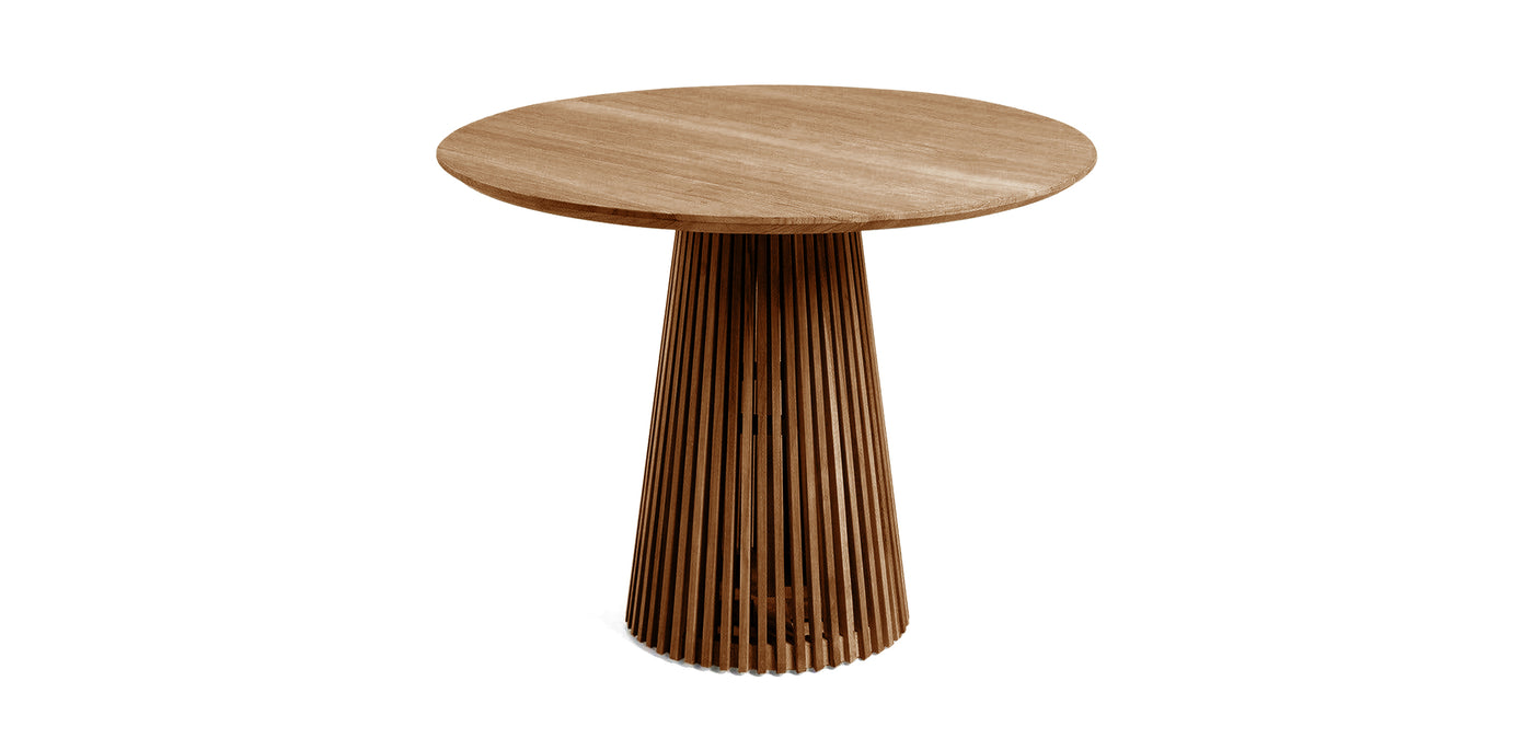 Stripes Natural Veneer Dining Table